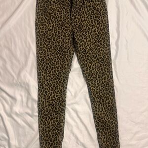 Levi's High Rise Brown and Black Jeans